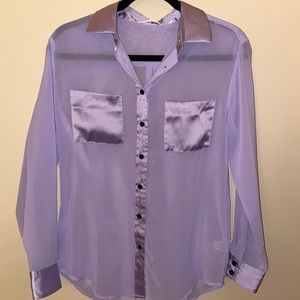 Sheer Lavender Blouse